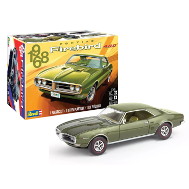 KIT PARA MONTAR REVELL PONTIAC FIREBIRD 1968 1/25 122 PEÇAS REV 85-4545 14545